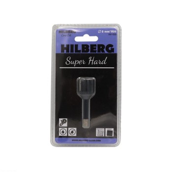 Коронка алмазная 8 мм Hilberg Super Hard M14 HH608